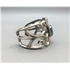 Image 2 : Vintage Sandcast and Turquoise Bracelet