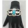 Image 6 : Vintage Sandcast and Turquoise Bracelet
