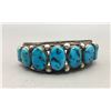 Image 1 : Vintage Seven Stone Turquoise Bracelet