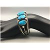 Image 7 : Vintage Seven Stone Turquoise Bracelet