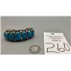Image 8 : Vintage Seven Stone Turquoise Bracelet