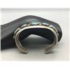 Image 6 : 1950s Five Stone Turquoise Bracelet