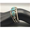 Image 7 : 1950s Five Stone Turquoise Bracelet