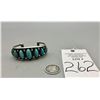 Image 8 : Vintage Seven Stone Turquoise Bracelet