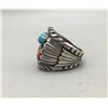 Image 5 : Large Turquoise and Coral Ring