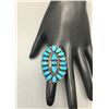 Image 6 : Vintage Cluster Turquoise Style Ring