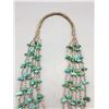 Image 4 : Vintage Six Strand Turquoise and Heishi Necklace