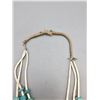 Image 5 : Vintage Three Strand Turquoise and Heishi Necklace