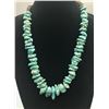 Image 2 : Chunky Turquoise Nugget and Sterling Silver Necklace