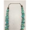 Image 4 : Chunky Turquoise Nugget and Sterling Silver Necklace