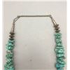 Image 5 : Chunky Turquoise Nugget and Sterling Silver Necklace
