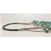 Image 7 : Vintage Four Strand Turquoise and Heishi Necklace