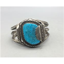 Vintage Turquoise and Sterling Bracelet