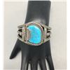Image 6 : Vintage Turquoise and Sterling Bracelet