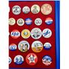 Image 4 : Group of 41 Vintage Campaign Buttons