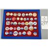 Image 6 : Group of 41 Vintage Campaign Buttons