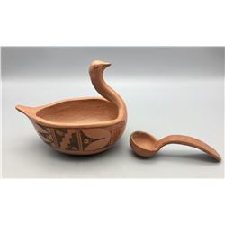 Hopi Effigy Pot and Ladle