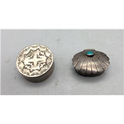 Two Sterling Silver Boxes