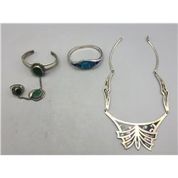 Group of Three Sterling Silver Jewelry Items