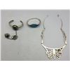 Image 1 : Group of Three Sterling Silver Jewelry Items