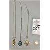 Image 9 : Group of Three Sterling Silver Necklaces