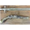 Image 9 : Two Middle Eastern Swords and Flintlock Pistol