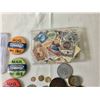 Image 3 : Miscellaneous Coins Stamps Buttons etc.