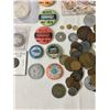 Image 5 : Miscellaneous Coins Stamps Buttons etc.