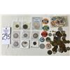 Image 7 : Miscellaneous Coins Stamps Buttons etc.