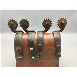 Two Pair of “OK” Spurs by Buermann