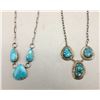 Image 1 : Two Turquoise and Sterling Silver Necklaces