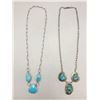 Image 2 : Two Turquoise and Sterling Silver Necklaces