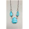 Image 3 : Two Turquoise and Sterling Silver Necklaces