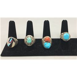 Group of Four Vintage Rings