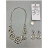 Image 10 : Unique Sterling Silver Necklace Set
