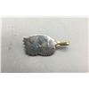 Image 3 : Gold Sterling Silver and Turquoise Pendant