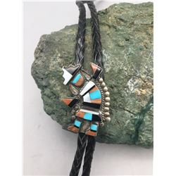 Vintage Zuni Inlay Bolo