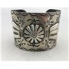 Image 1 : Vintage Stamped Bracelet with Repousse