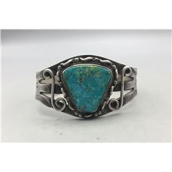 Vintage Turquoise and Sterling Silver Bracelet