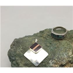 Ray Tracey Pendant and Ring