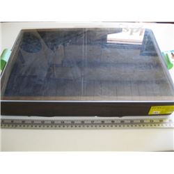 WOOD/PLEXIGLASS DISPLAY CASE L-18 ,W-12 ,D-2 3/4 