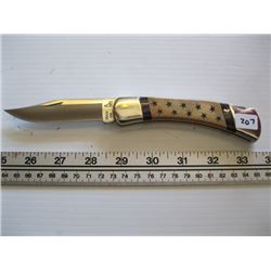 BUCK ANVIL 10 2005 KNIFE (STARS ON THE HANDLE)