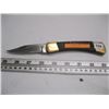 Image 1 : BUCK 1968 2-LINE BRASS ROC PIN KNIFE W SHEATH
