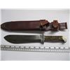 Image 1 : BONE HANDLED KNIFE W SHEATH