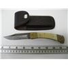 Image 1 : DECORATIVE BLADE WITH SPIDE WEBS ON HANDLE KNIFE W SHEATH