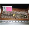 Image 1 : BUCK 110 2011 DEER CUTOUT + SHEATTI KNIFE IN WOODEN COLLECTOR BOX
