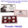 Image 1 : 2008 United States Quarters Silver Proof Set - 5 pc set  Low mintage Grades