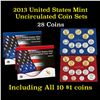 Image 1 : 2013 United States Mint Uncirculated Coin Set 28 coins Grades