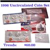Image 1 : 1996 United States Mint Set in Original Government Packaging 11 coins with Dime Grades