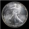Image 2 : 1990 Silver Eagle Dollar $1 Grades Mint State